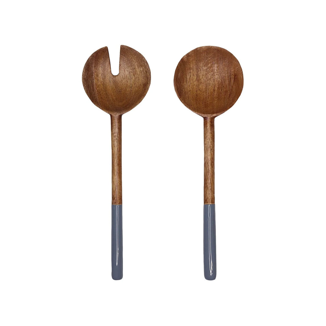 Serengeti Blue Salad Servers