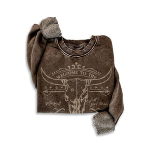 WELCOME TO THE RODEO MINERAL SWEATSHIRTS