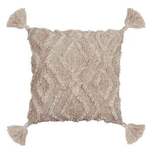 Taj Off White Tufted Cushion